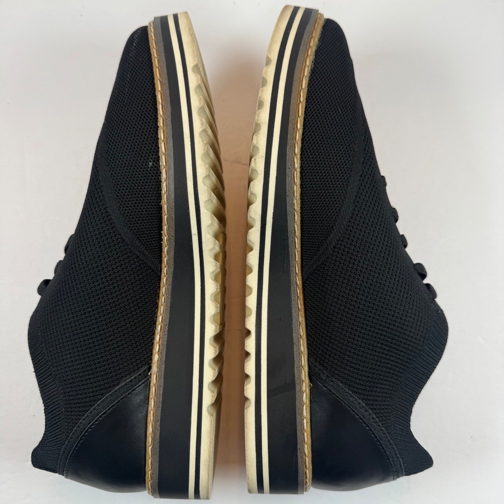 Kelly & Katie Ada Black Knit Platform Sneakers Womens Size 10M Slip on Shoes - Picture 5 of 9